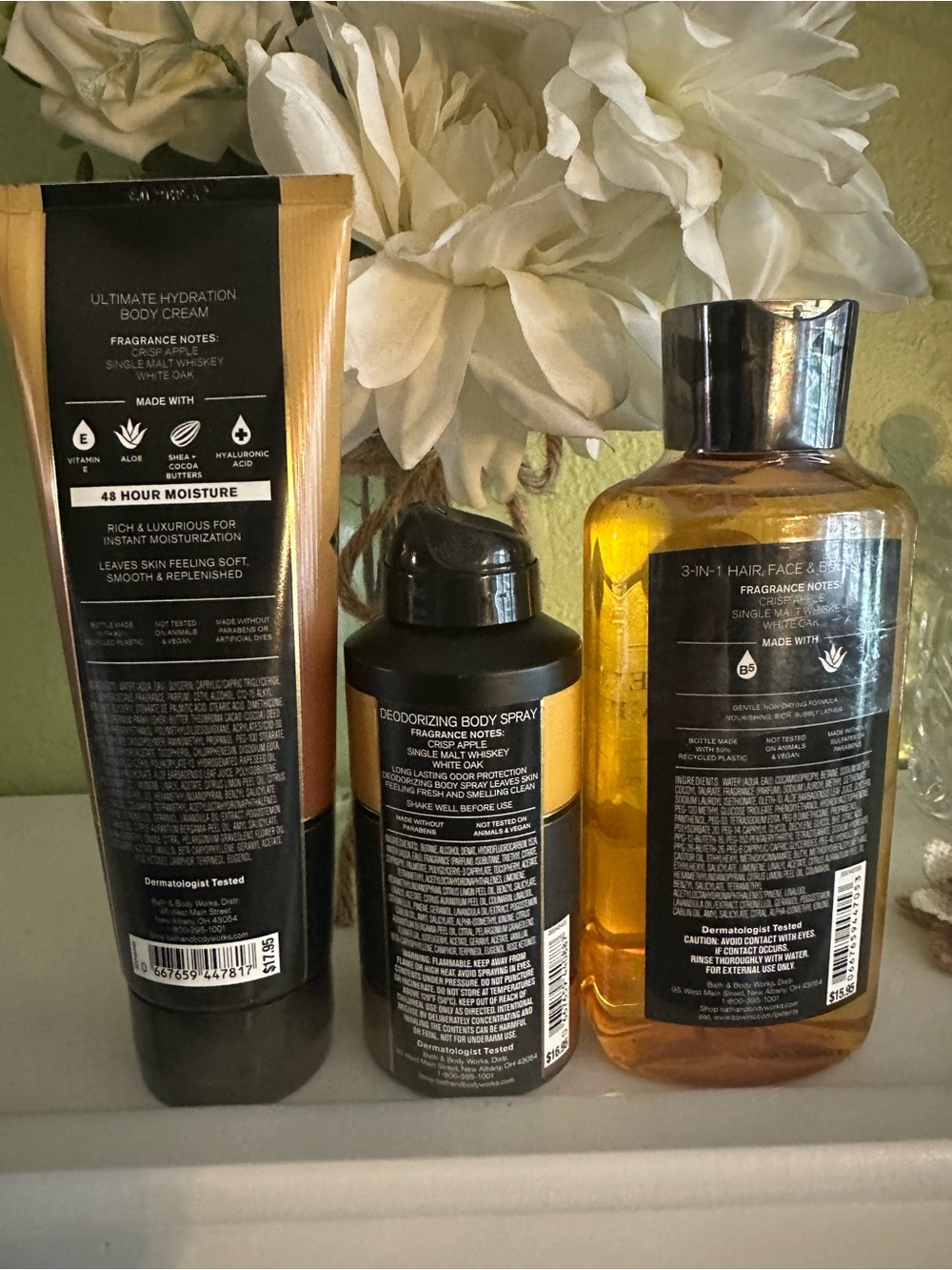 Bath & Body Works Whiskey Reserve Bath & Body Set - Brown, Gold, Black - Picture 3 of 4